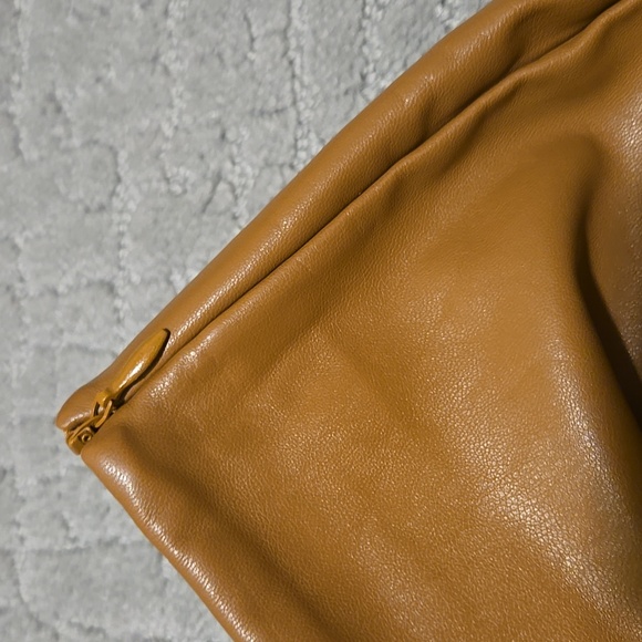 Hem & Thread Pleather Midi Skirt NWT - Picture 4 of 6